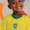 Radioso tifoso brasiliano